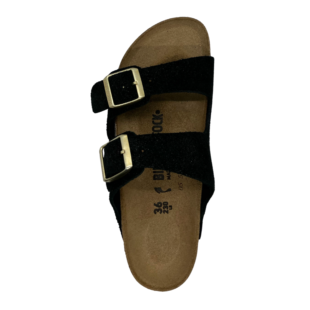 Birkenstock Women's Arizona Shimmer Suede Narrow