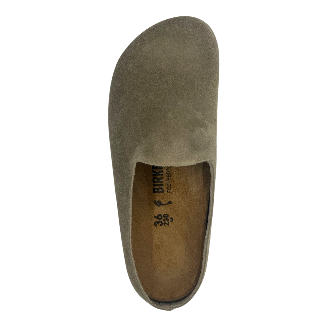 Birkenstock Amsterdam Wrapped Suede Narrow