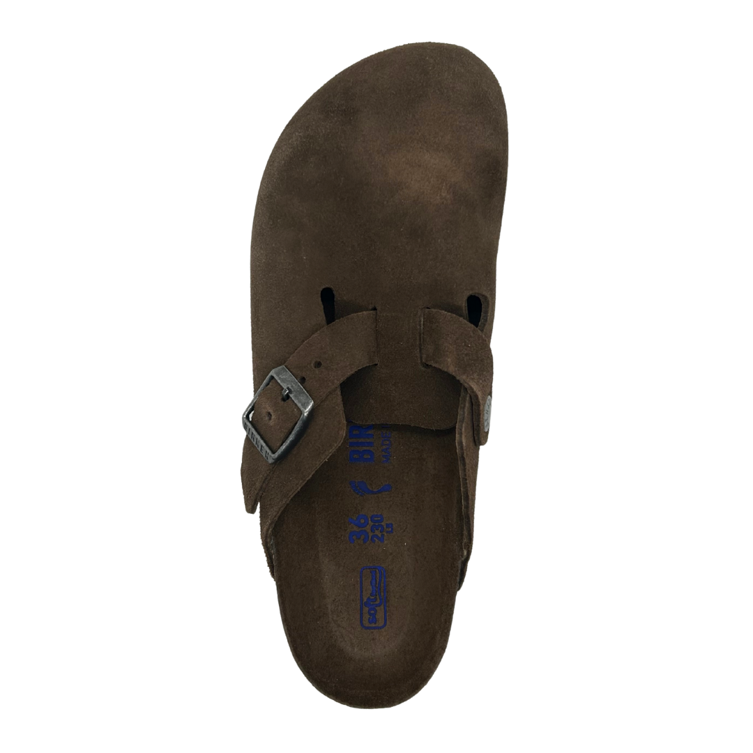 Birkenstock Boston Soft Footbed Suede Narrow