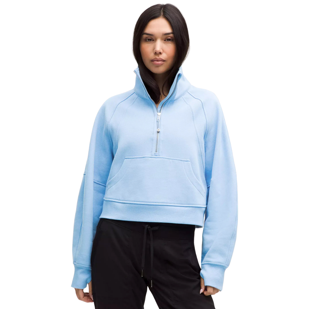 lululemon Women's Scuba Oversized Funnel Neck Half Zip Short