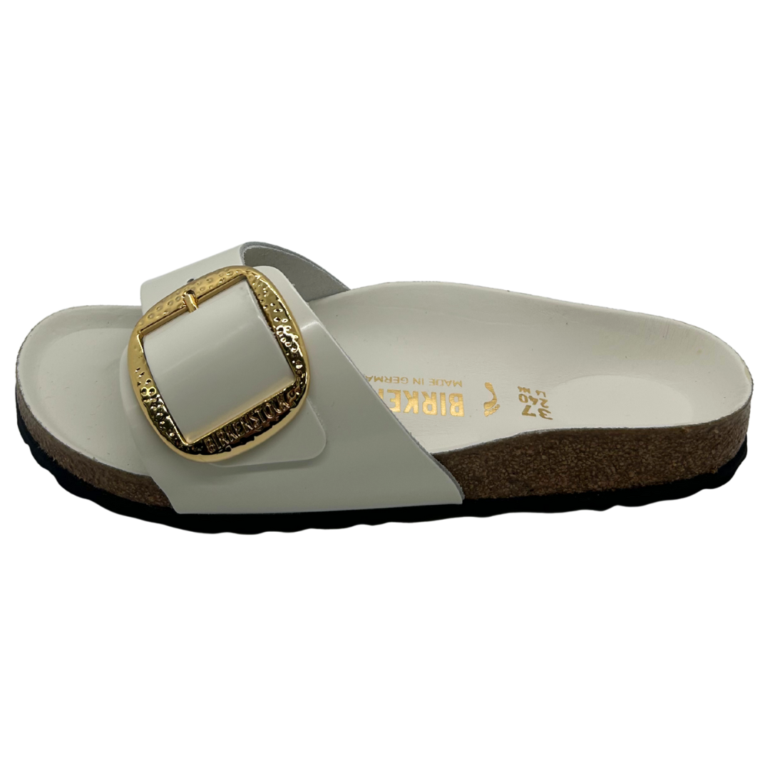 Birkenstock Women's Madrid Big Buckle Nubuck Leather Narrow