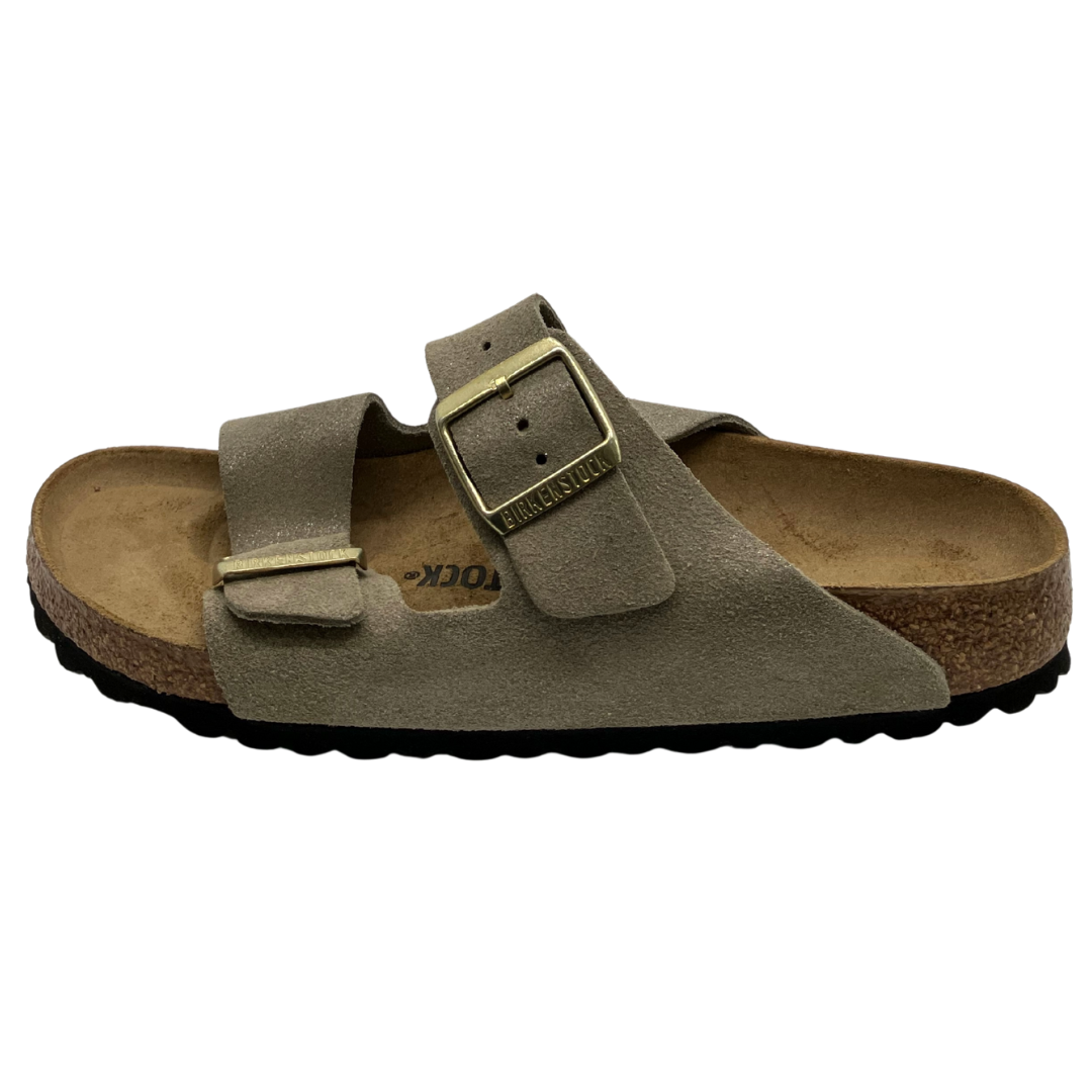 Birkenstock Women's Arizona Shimmer Suede Narrow