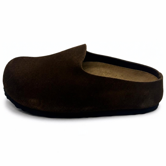 Birkenstock Amsterdam Wrapped Suede Narrow