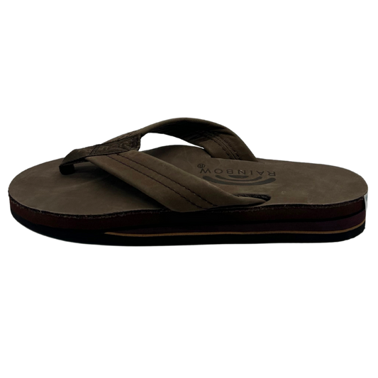 Rainbow Sandals Women's Double Layer with Thick Strap