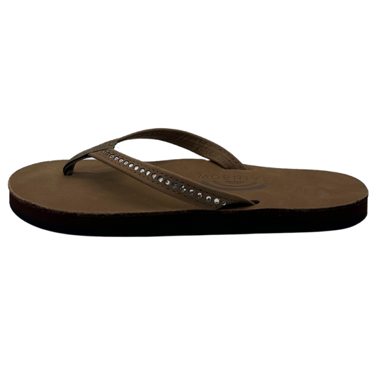 Rainbow Sandals Women's Single Layer Crystal