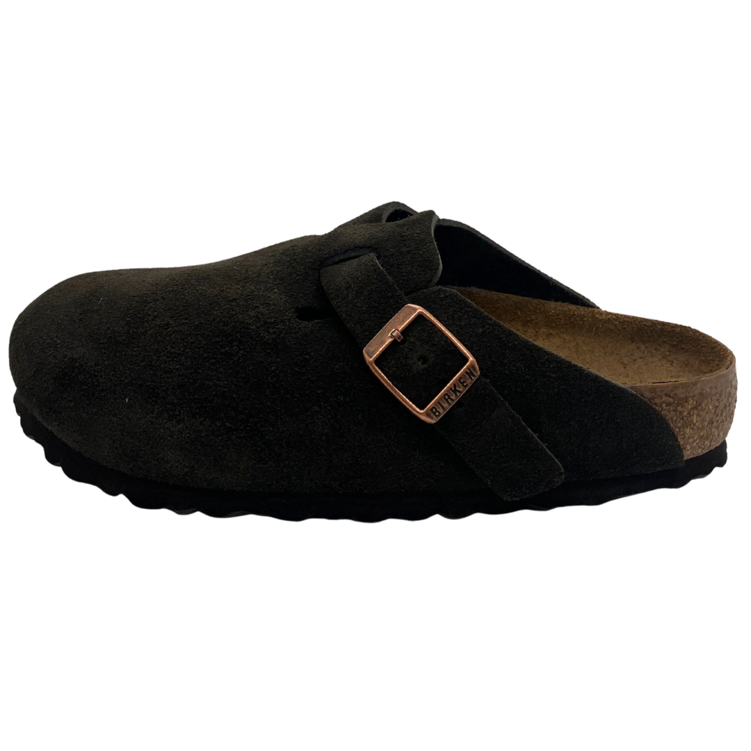 Birkenstock Women's Boston Soft Footbed Suede Narrow