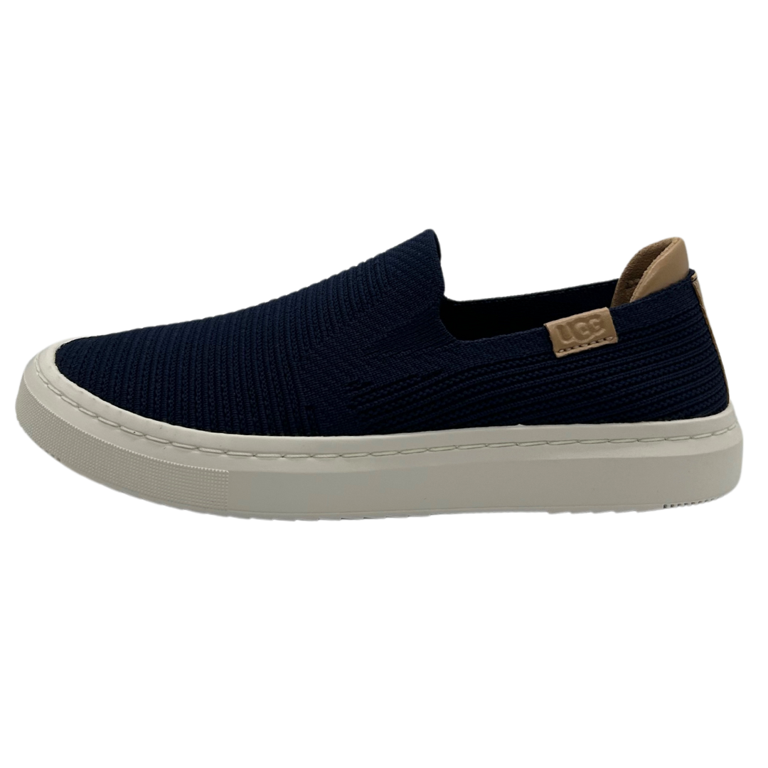 UGG Sammy HyperWeave Stripe Knit Slip-On Sneakers Black Gray | Women\'s 12 UGG HyperWeave Knit Slip On Sneakers Black White Marled  main image 4