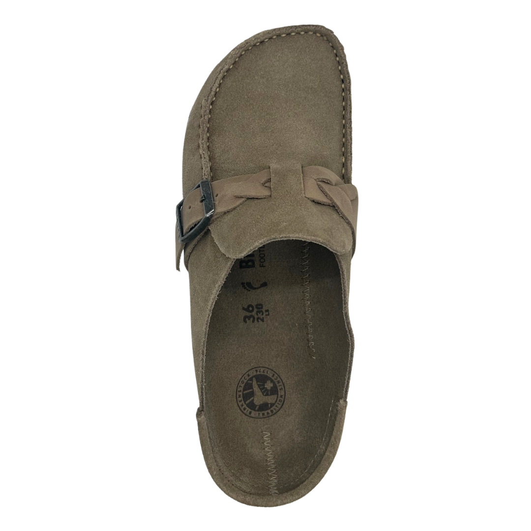 Birkenstock Buckley Braided Suede Narrow