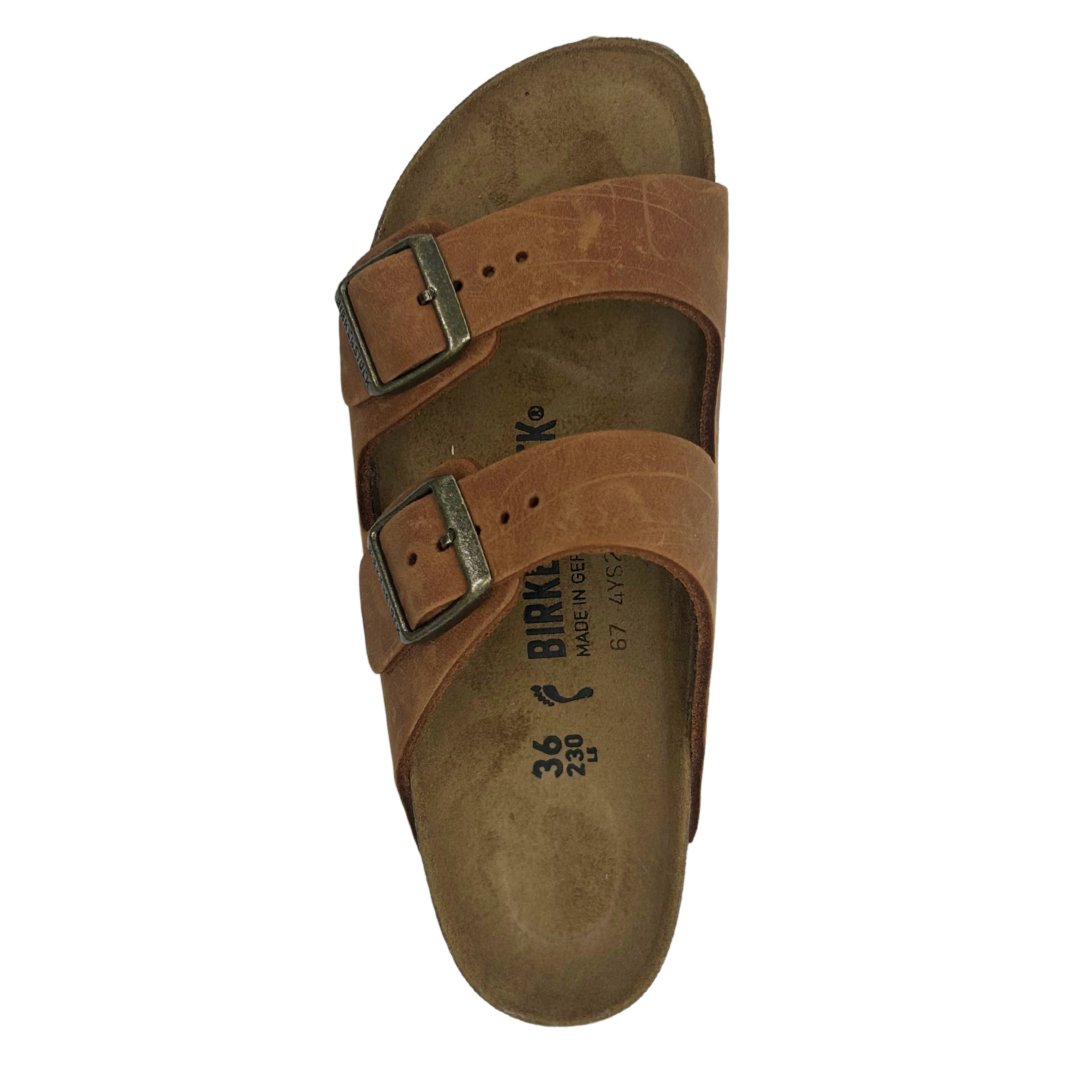 Birkenstock Arizona Cognac Oiled Leather Narrow