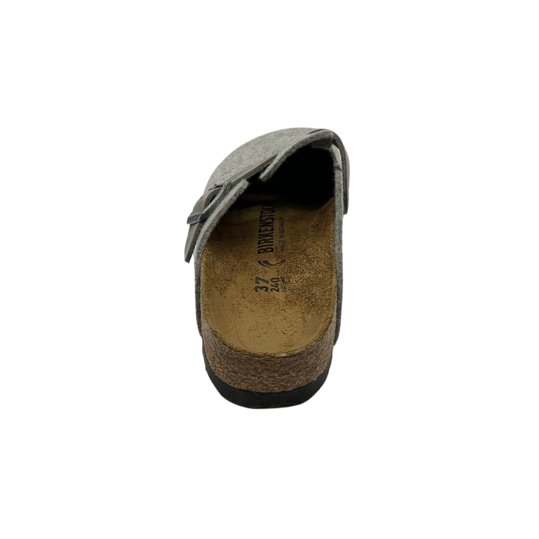 Birkenstock Women's Boston Natural Leather Felt