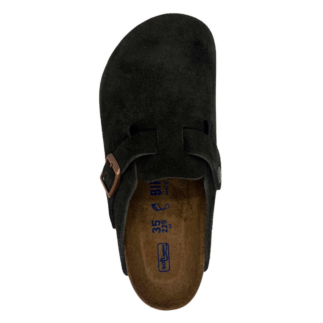 Birkenstock Women's Boston Soft Footbed Suede Narrow