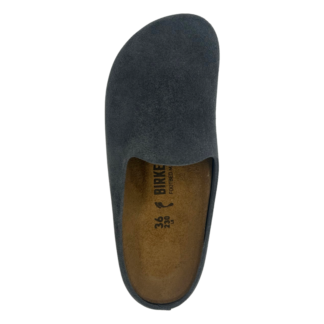 Birkenstock Amsterdam Wrapped Suede Narrow