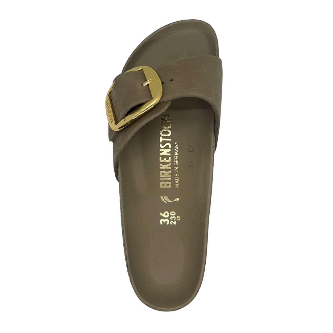 Birkenstock Women's Madrid Big Buckle Nubuck Leather Narrow