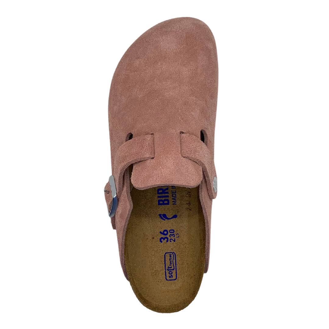 Birkenstock Women's Boston Soft Footbed Suede Narrow