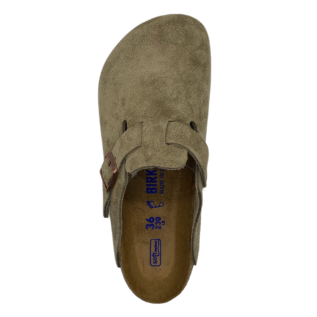 Birkenstock Women's Boston Soft Footbed Suede Narrow