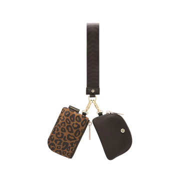 lululemon☆ヴィーガンレザー・2個 ポーチ Dual Pouch Wristlet Lululemon Dual Pouch Wristlet *Leather Alternative - Black
