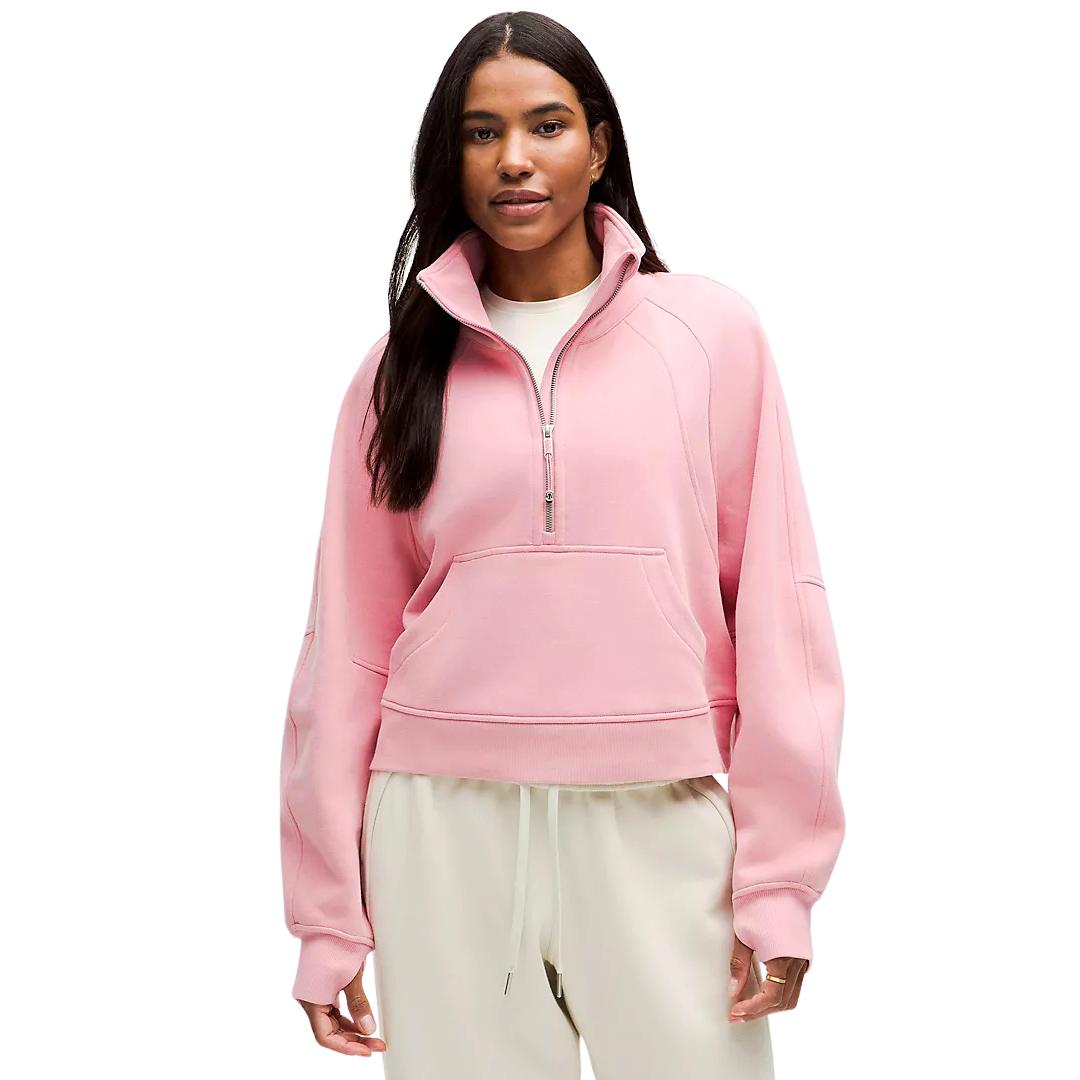 lululemon Women's Scuba Oversized Funnel Neck Half Zip Short